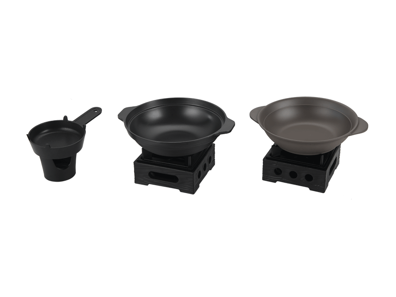 煎蛋容器、烧锅、圆形酒精炉、迷你炉灶（固形燃料用）