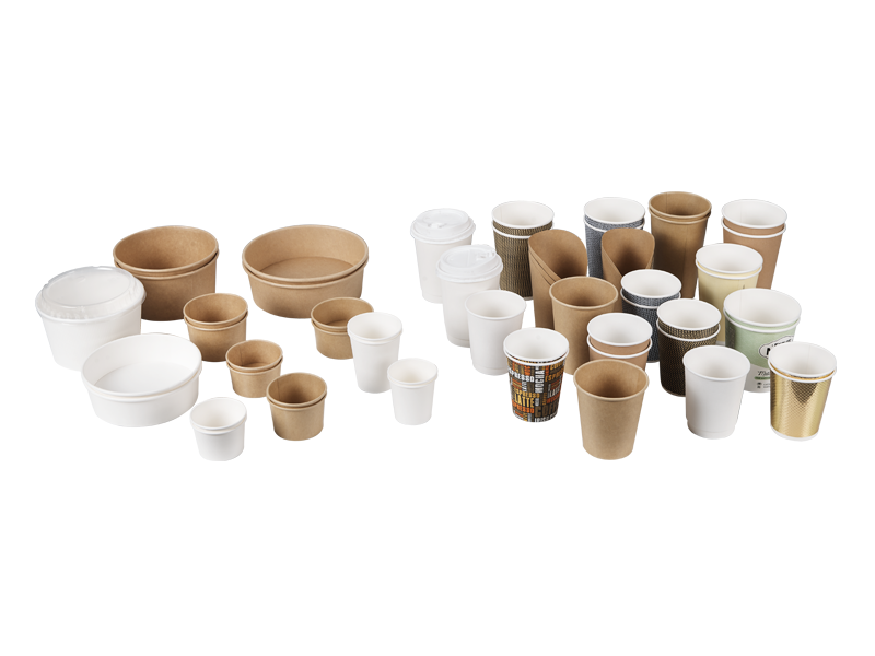 紙カップと紙ボウル